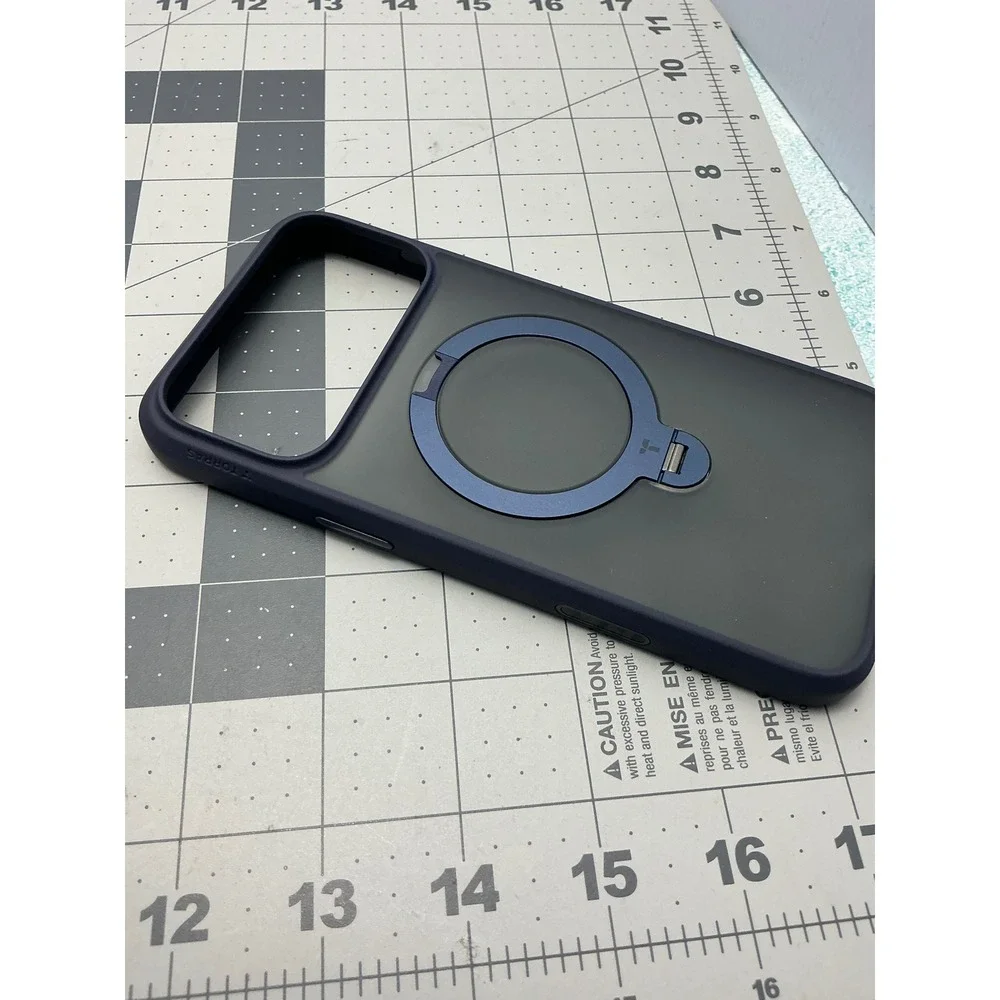 TORRAS Q3 Spin for iPhone 17 Pro Max‎ Case with Magnetic Ring Stand